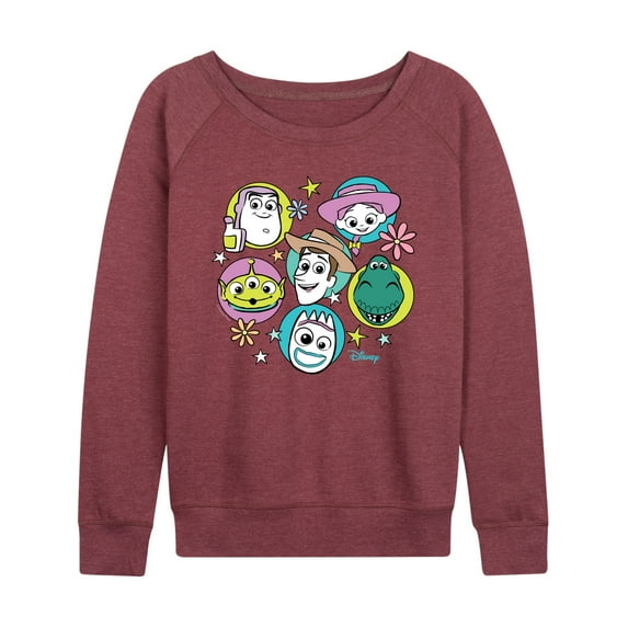 Toy Story 4 - Group Grid - Women's Lightweight French Terry Long Sleeve Shirt