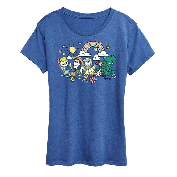 Toy Story 4 - Group Sitting - Women's Short Sleeve Graphic T-Shirt