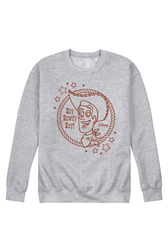 Toy Story 4 - Hey Howdy Hey - Men's Crew Neck Fleece Pullover