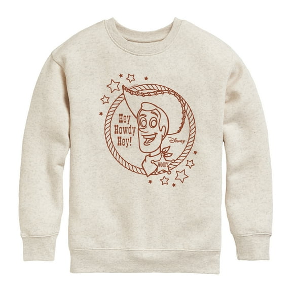 Toy Story 4 - Hey Howdy Hey - Toddler & Youth Crewneck Fleece Sweatshirt