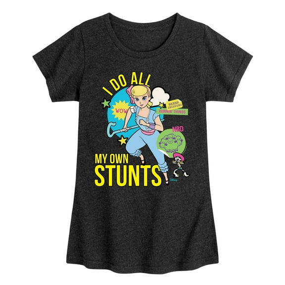 Toy Story 4 - I Do My Own Stunts Bo - Toddler & Youth Girls Short Sleeve Graphic T-Shirt