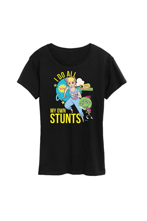 Toy Story 4 - I Do My Own Stunts Bo - Women's Short Sleeve Graphic T-Shirt