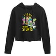 thumbnail image 1 of Toy Story 4 - I Do My Own Stunts Woody And Buzz - Juniors Cropped Pullover Hoodie, 1 of 5