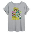thumbnail image 1 of Toy Story 4 - I Do My Own Stunts Woody And Buzz - Juniors Ideal Flowy Muscle T-Shirt, 1 of 5