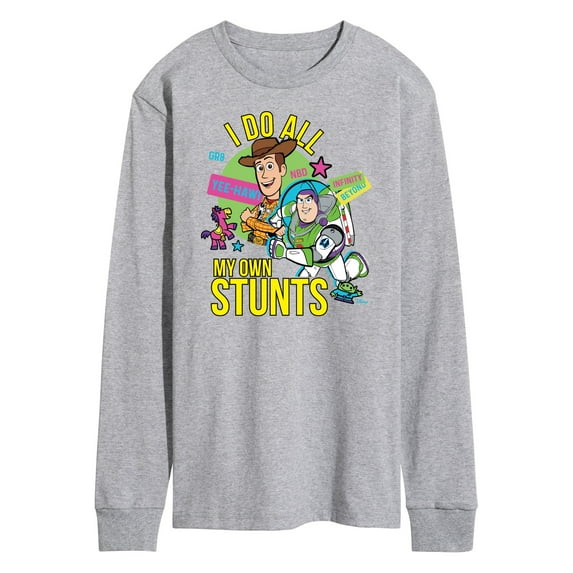 Toy Story 4 - I Do My Own Stunts Woody And Buzz - Men's Long Sleeve T-Shirt