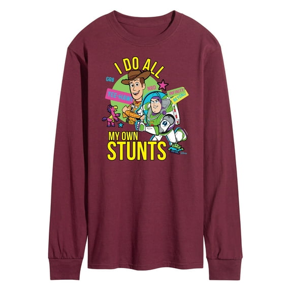 Toy Story 4 - I Do My Own Stunts Woody And Buzz - Men's Long Sleeve T-Shirt