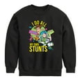 thumbnail image 1 of Toy Story 4 - I Do My Own Stunts Woody And Buzz - Toddler & Youth Crewneck Fleece Sweatshirt, 1 of 5