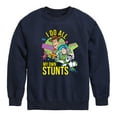thumbnail image 1 of Toy Story 4 - I Do My Own Stunts Woody And Buzz - Toddler & Youth Crewneck Fleece Sweatshirt, 1 of 5