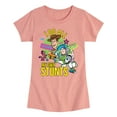 thumbnail image 1 of Toy Story 4 - I Do My Own Stunts Woody And Buzz - Toddler & Youth Girls Short Sleeve Graphic T-Shirt, 1 of 5