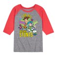 thumbnail image 1 of Toy Story 4 - I Do My Own Stunts Woody And Buzz - Toddler & Youth Raglan Graphic T-Shirt, 1 of 6