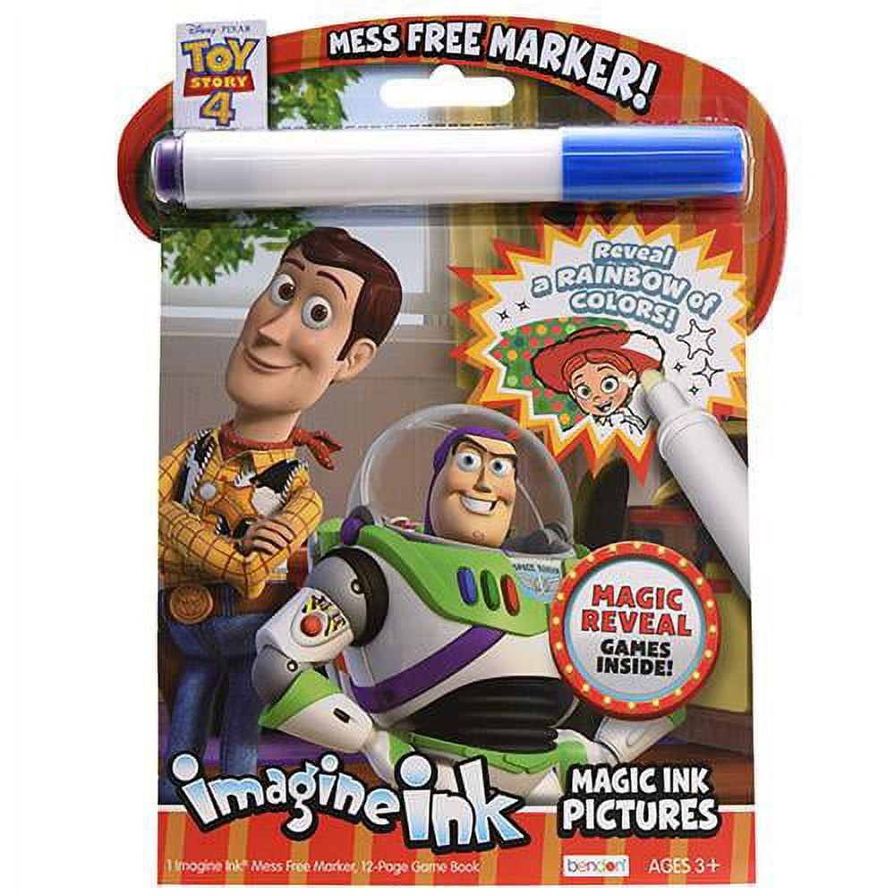 Toy Story 4 Imagine Ink Coloring Book with Mess-Free Magic Ink Markers -  Bendon - Yahoo Shopping