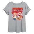 thumbnail image 1 of Toy Story 4 - Jessie And Bullseye - Womens Oversized Graphic T-Shirt, 1 of 4