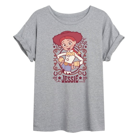 Toy Story - Jessie Cowgirl - Juniors Oversized Graphic T-Shirt