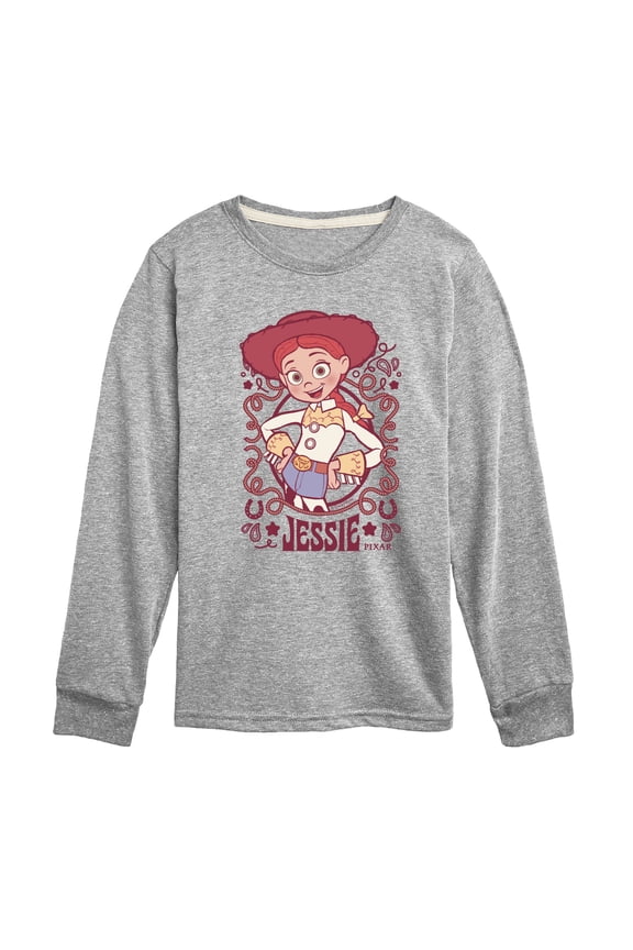 Toy Story - Jessie Cowgirl - Youth Boys Long Sleeve Graphic T-Shirt