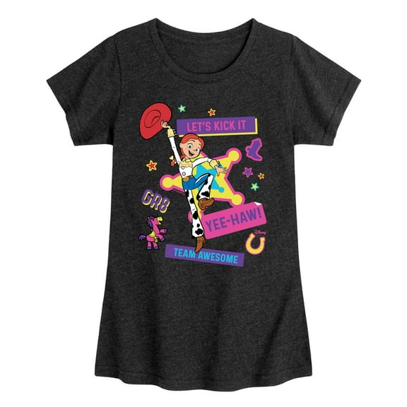 Toy Story 4 - Jessie - Toddler & Youth Girls Short Sleeve Graphic T-Shirt