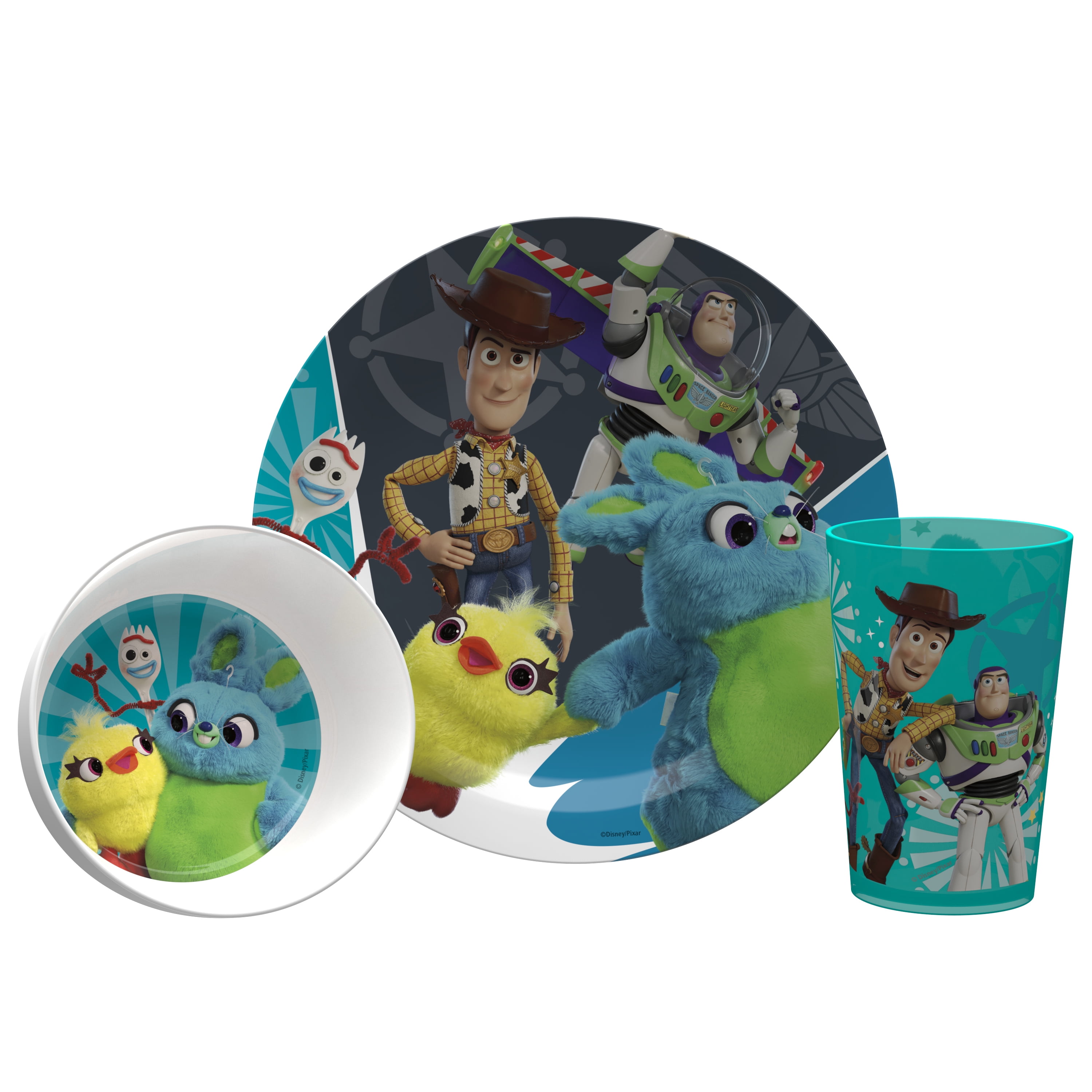 Zak! Designs Toy Story 4 Buzz Woody Water Bottle