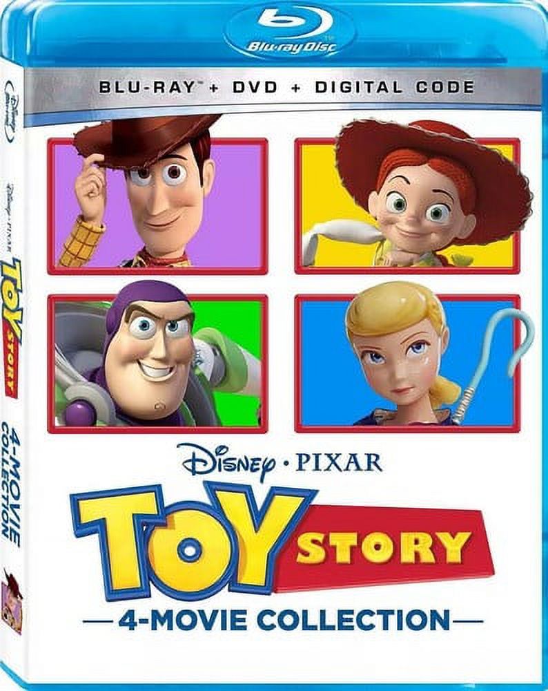Toy Story: 4-Movie Collection (Blu-Ray DVD Digital Code)