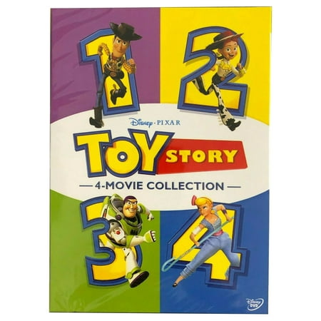 Toy Story 4 Movie Collection DVD Complete 1 2 3 4 Film Combo New Free Shipping