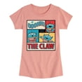 thumbnail image 1 of Toy Story 4 - Ohh The Claw - Toddler & Youth Girls Short Sleeve Graphic T-Shirt, 1 of 5