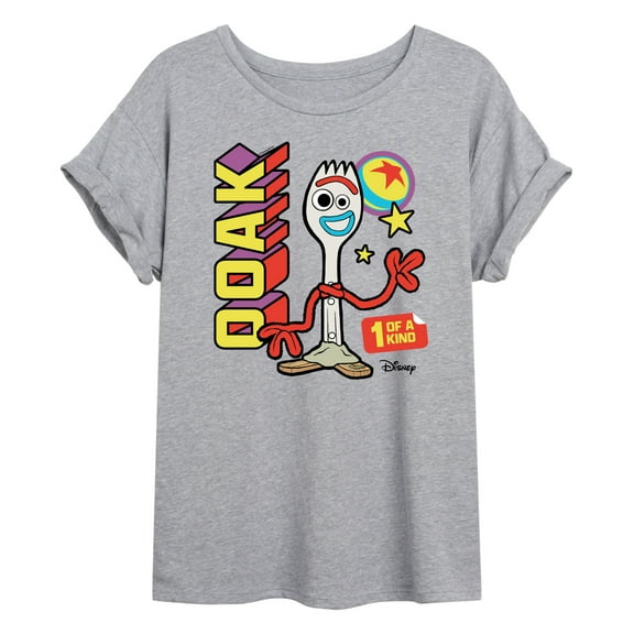 Toy Story 4 - Ooak One Of A Kind Forky - Women's Oversized T-Shirt