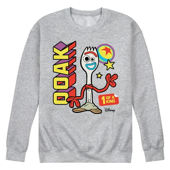 Toy Story 4 - Ooak One Of A Kind Forky - Men's Crew Neck Fleece Pullover
