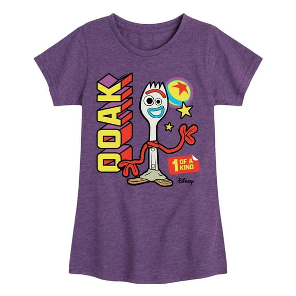 Toy Story 4 - Ooak One Of A Kind Forky - Toddler & Youth Girls Short Sleeve Graphic T-Shirt