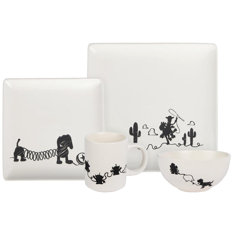 Toynk Toys, Toy Story ceramic dinnerware set, Scribble Characters