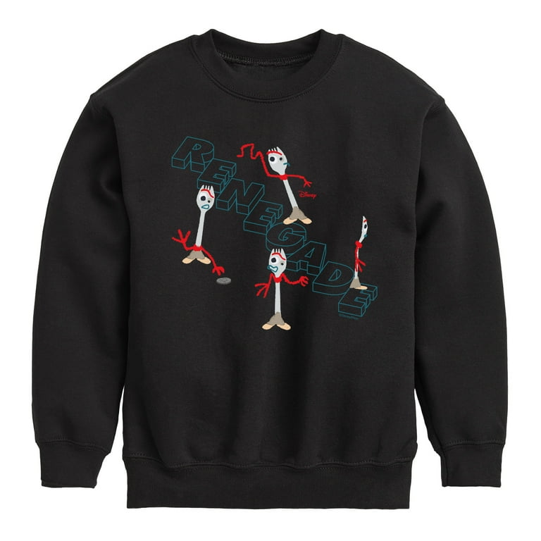 Toy Story 4 Renegade Forky Toddler Youth Crewneck Fleece Sweatshirt