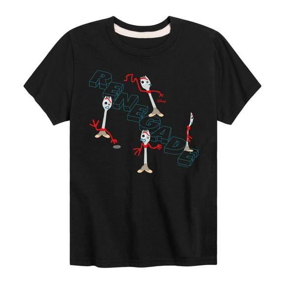 Toy Story 4 - Renegade Forky  - Toddler & Youth Short Sleeve Graphic T-Shirt