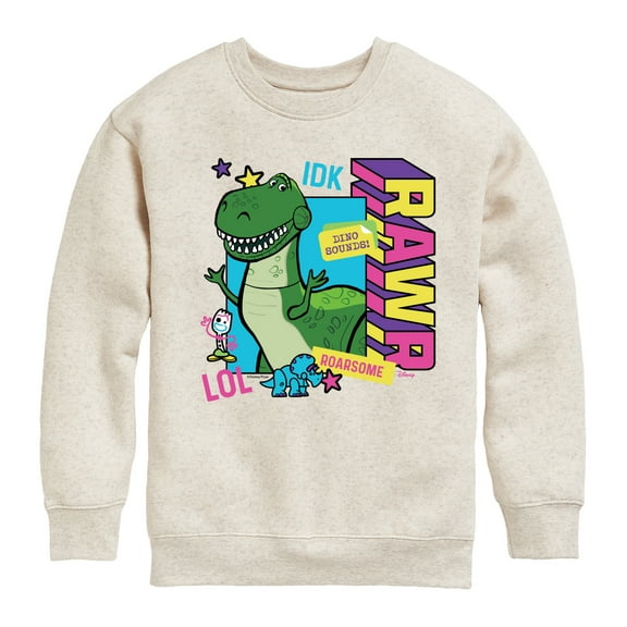 Toy Story 4 - Rex Graphic - Toddler & Youth Crewneck Fleece Sweatshirt