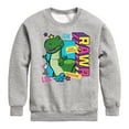 thumbnail image 1 of Toy Story 4 - Rex Graphic - Toddler & Youth Crewneck Fleece Sweatshirt, 1 of 5