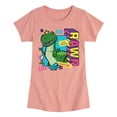 thumbnail image 1 of Toy Story 4 - Rex Graphic - Toddler & Youth Girls Short Sleeve Graphic T-Shirt, 1 of 6