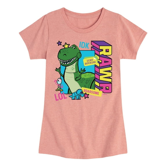 Toy Story 4 - Rex Graphic - Toddler & Youth Girls Short Sleeve Graphic T-Shirt