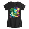 thumbnail image 1 of Toy Story 4 - Rex Graphic - Toddler & Youth Girls Short Sleeve Graphic T-Shirt, 1 of 5