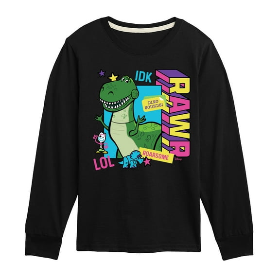 Toy Story 4 - Rex Graphic - Toddler & Youth Long Sleeve Graphic T-Shirt