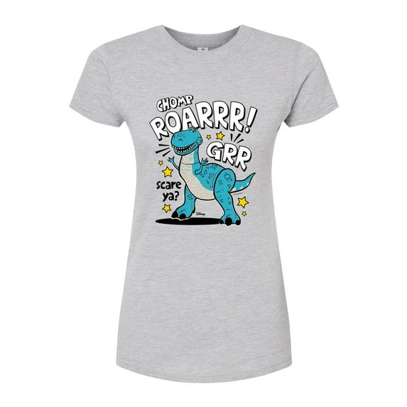 Toy Story 4 - Rex Scare Ya - Juniors Fitted Graphic T-Shirt