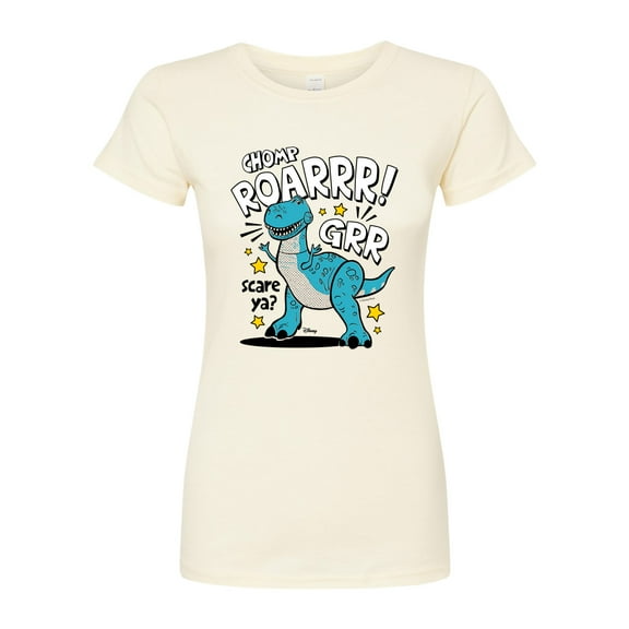 Toy Story 4 - Rex Scare Ya - Juniors Fitted Graphic T-Shirt