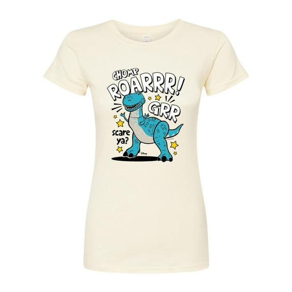 Toy Story 4 - Rex Scare Ya - Juniors Fitted Graphic T-Shirt