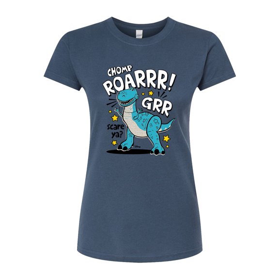 Toy Story 4 - Rex Scare Ya - Juniors Fitted Graphic T-Shirt