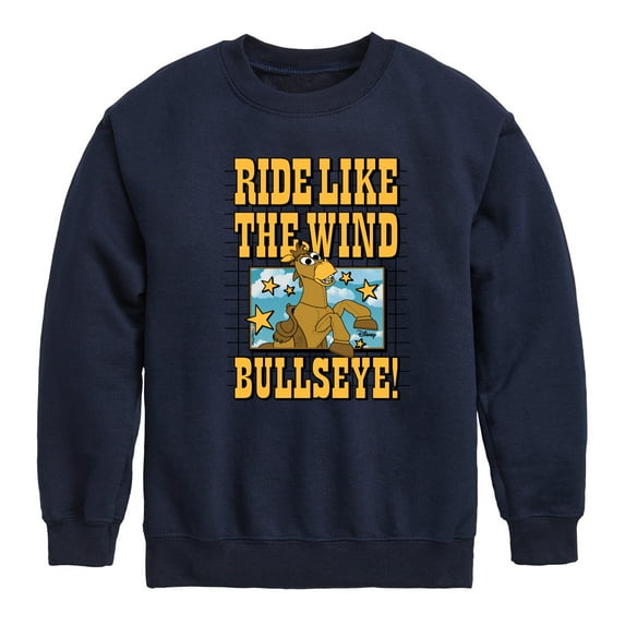 Toy Story 4 - Ride Like The Wind - Toddler & Youth Crewneck Fleece Sweatshirt