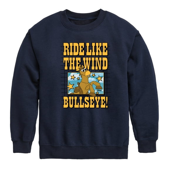 Toy Story 4 - Ride Like The Wind - Toddler & Youth Crewneck Fleece Sweatshirt