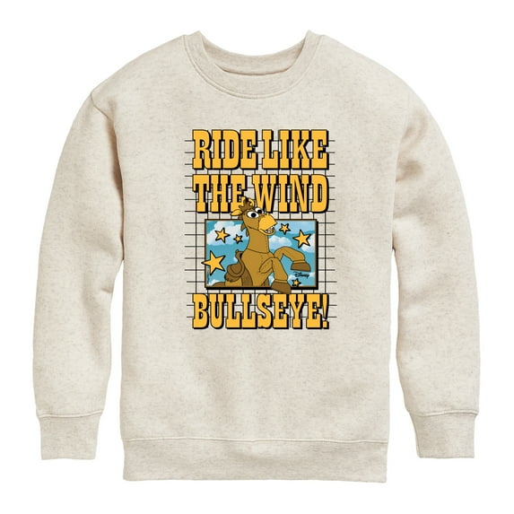 Toy Story 4 - Ride Like The Wind - Toddler & Youth Crewneck Fleece Sweatshirt