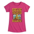 thumbnail image 1 of Toy Story 4 - Ride Like The Wind - Toddler & Youth Girls Short Sleeve Graphic T-Shirt, 1 of 5