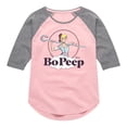 thumbnail image 1 of Toy Story 4 - Sunny Side Up Bo Peep - Toddler & Youth Girls Raglan Graphic T-Shirt, 1 of 4