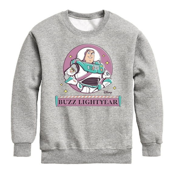 Toy Story 4 - Sunny Side Up Buzz - Toddler & Youth Crewneck Fleece Sweatshirt