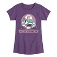 thumbnail image 1 of Toy Story 4 - Sunny Side Up Buzz - Toddler & Youth Girls Short Sleeve Graphic T-Shirt, 1 of 5