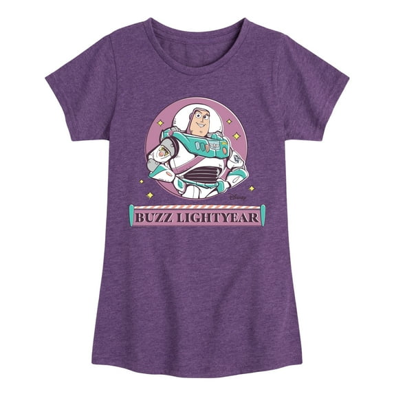 Toy Story 4 - Sunny Side Up Buzz - Toddler & Youth Girls Short Sleeve Graphic T-Shirt