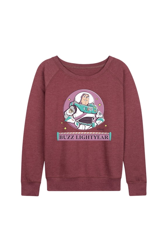 Toy Story 4 - Sunny Side Up Buzz - Women's Lightweight French Terry Long Sleeve Shirt