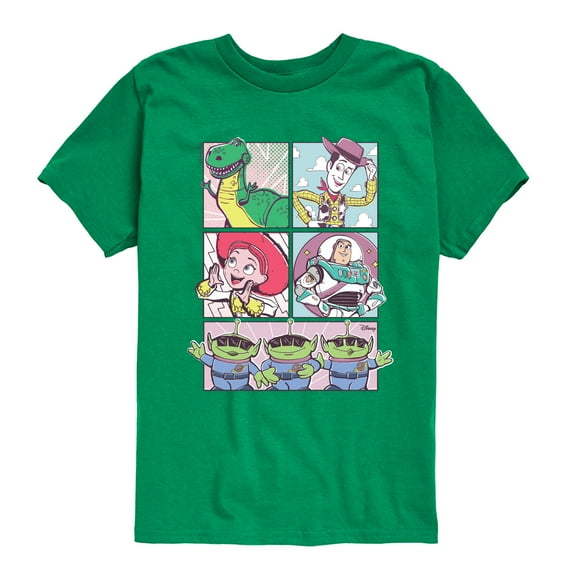 Toy Story 4 - Sunny Side Up Grid - Toddler & Youth Short Sleeve Graphic T-Shirt