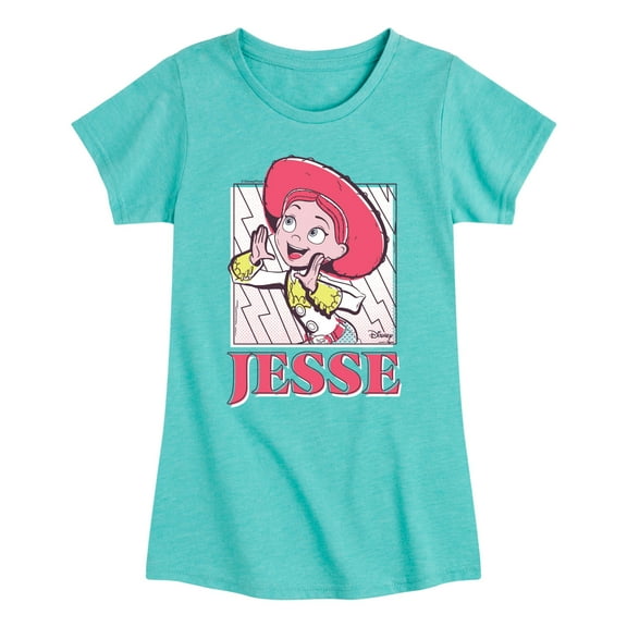 Toy Story 4 - Sunny Side Up Jesse - Toddler & Youth Girls Short Sleeve Graphic T-Shirt